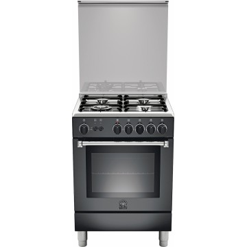 La Germania AM6 4C 81 C NE GPL Κουζίνα M680GBA6N0AKG Υγραερίου 65lt με Εστίες Υγραερίου Π59.5εκ. Inox